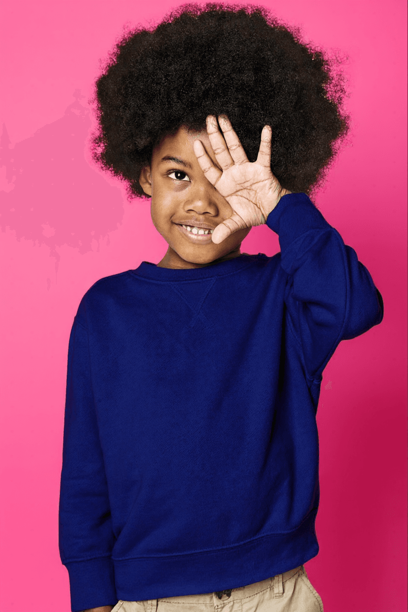 Child playing happily